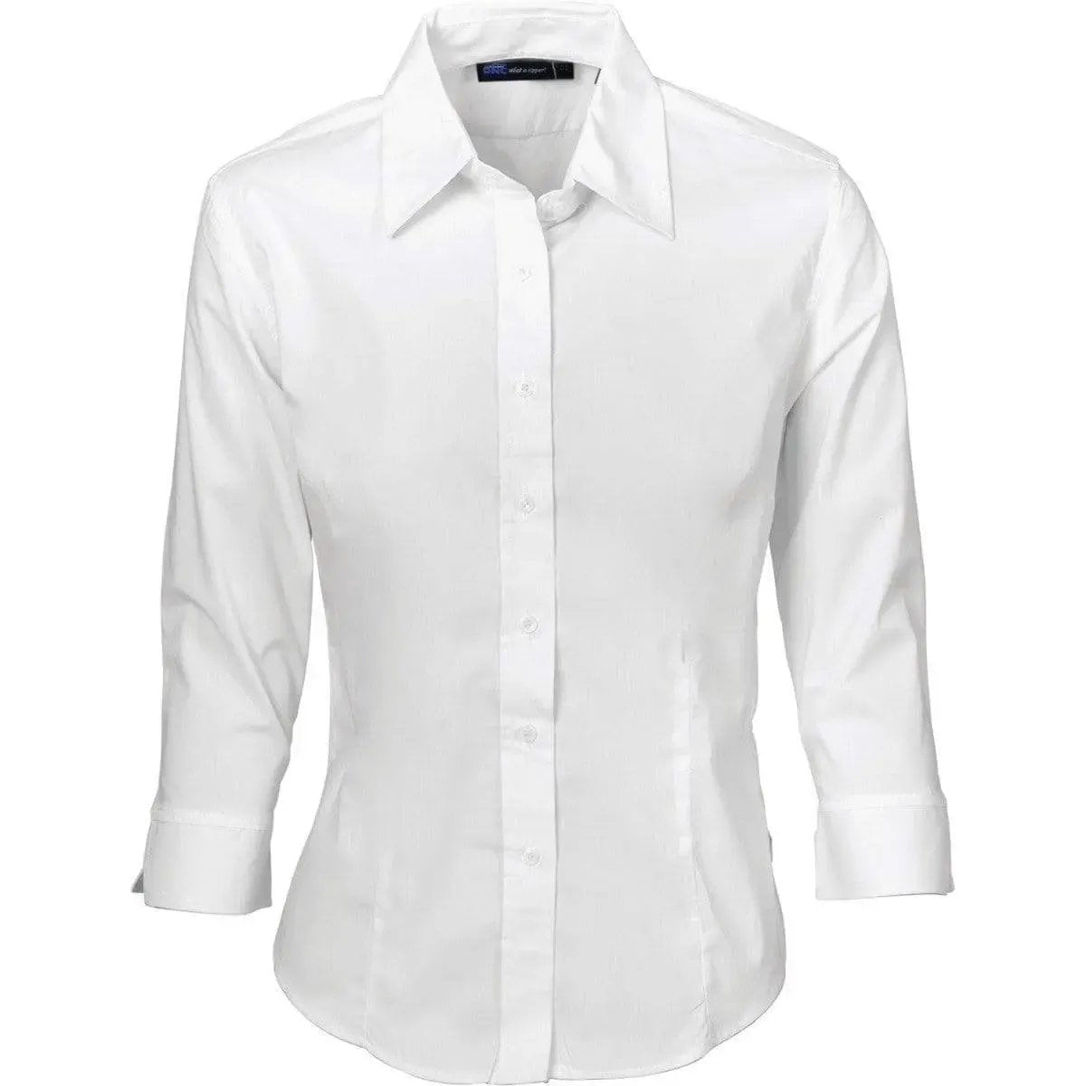 Dnc Workwear Women's Premier Stretch Poplin 3/4 Sleeve Business Shirt - 4232